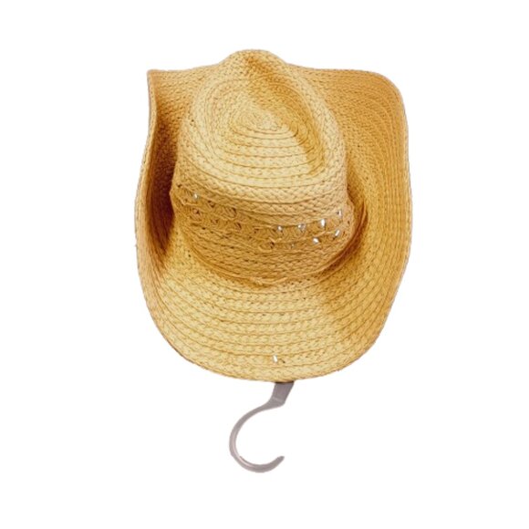 NWOT Paper Straw Cowboy Hat – Boho Western Festival Style - Picture 5 of 5